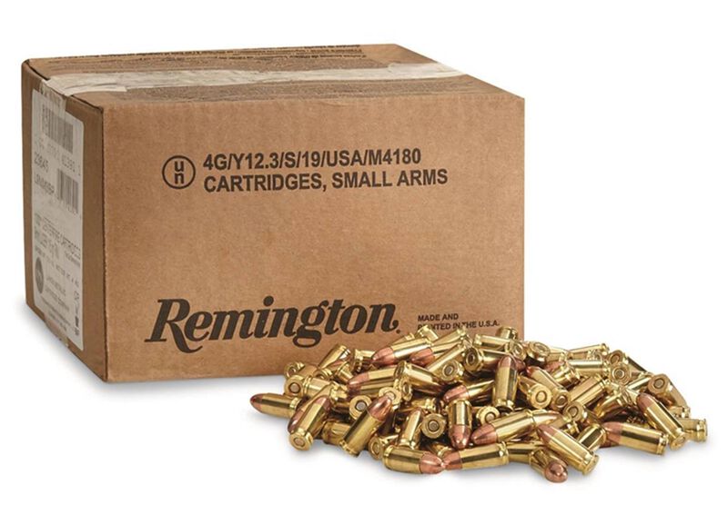 Remington Range, 9mm Luger, 115 Grain, Full Metal Jacket, 1145 fps
